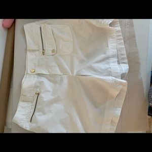 lauren active Cute White Shorts sz 16 cotton/nylon